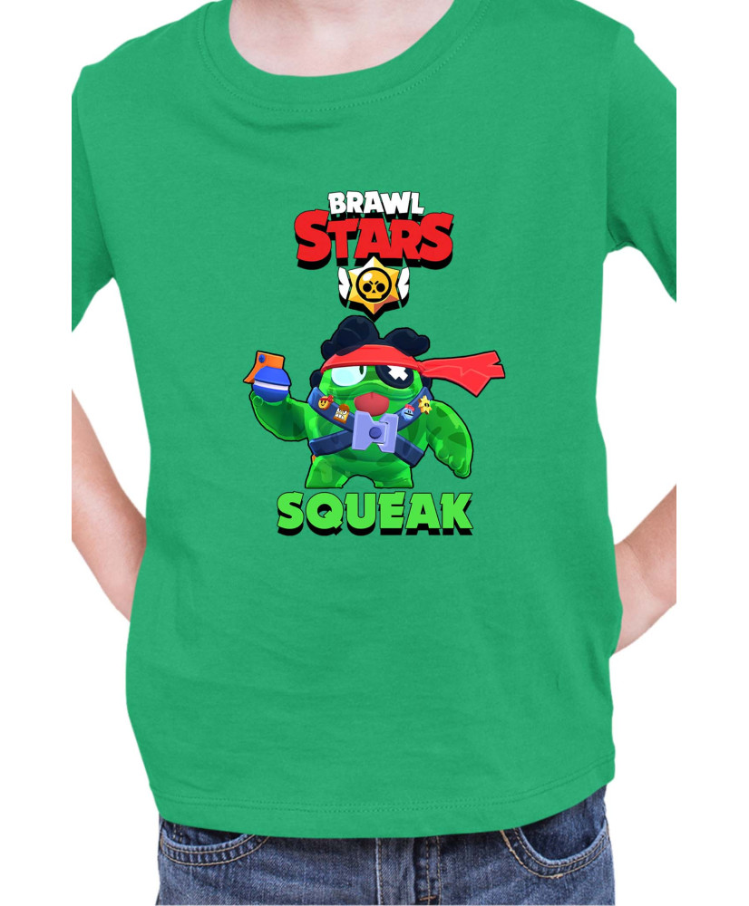 Детска Тениска Brawl Stars Battle Royale Squeak First Blob