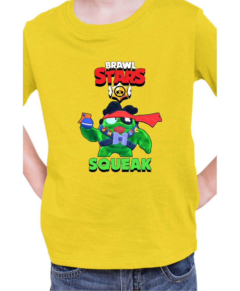 Детска Тениска Brawl Stars Battle Royale Squeak First Blob