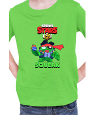 Детска Тениска Brawl Stars Battle Royale Squeak First Blob