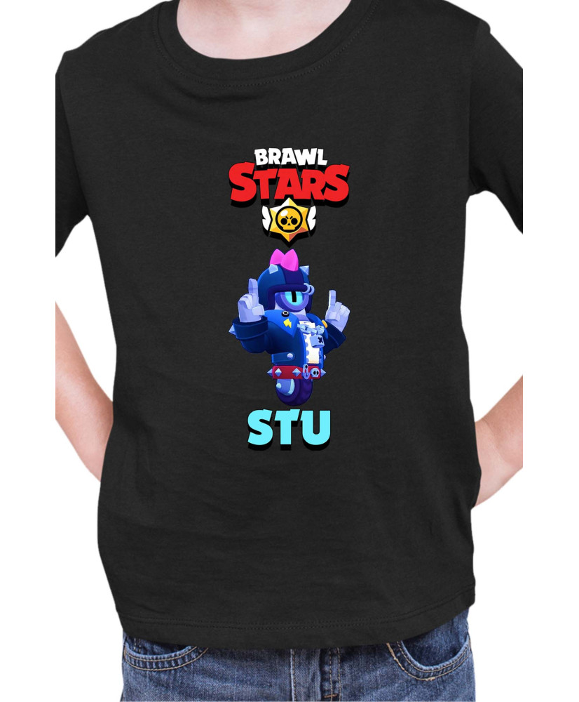 Детска Тениска Brawl Stars Battle Royale Stu Wicked