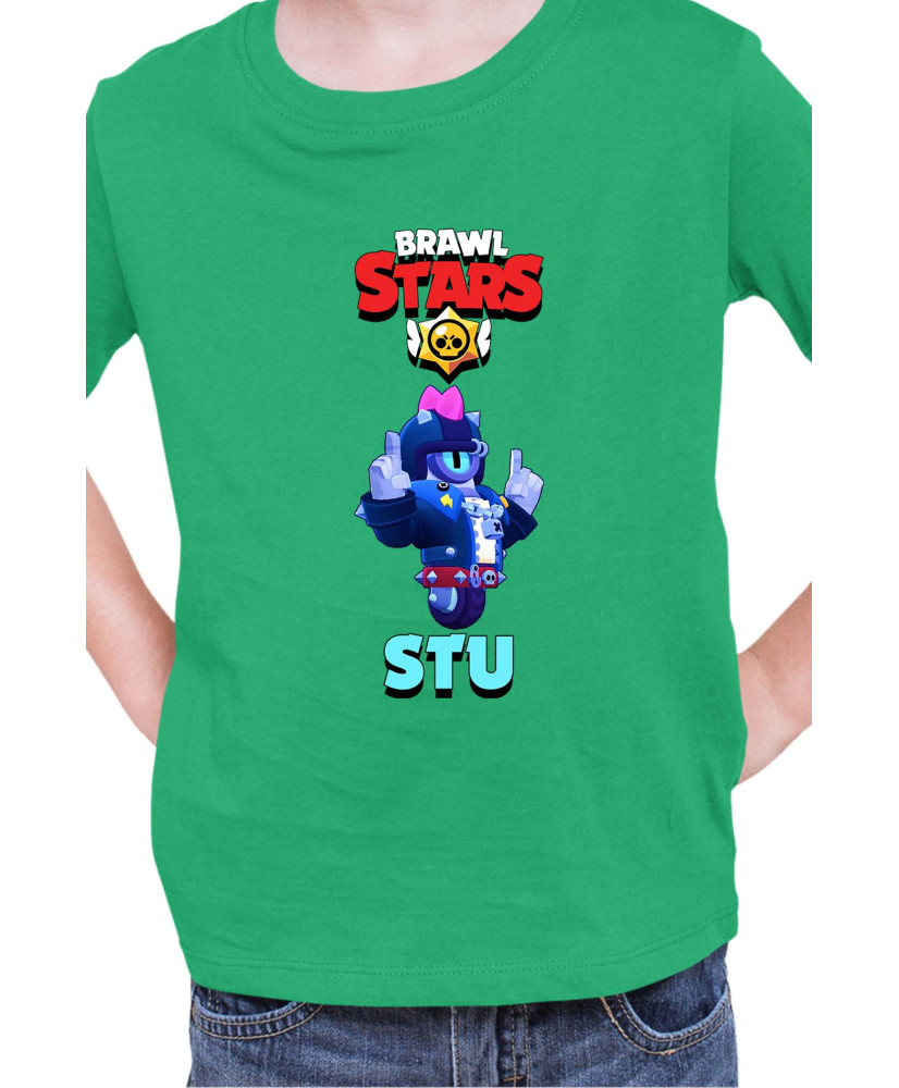 Детска Тениска Brawl Stars Battle Royale Stu Wicked Детска Тениска Brawl Stars Battle Royale Stu Wicked