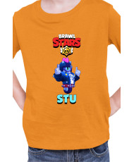 Детска Тениска Brawl Stars Battle Royale Stu Wicked