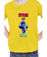 Детска Тениска Brawl Stars Battle Royale Stu Wicked