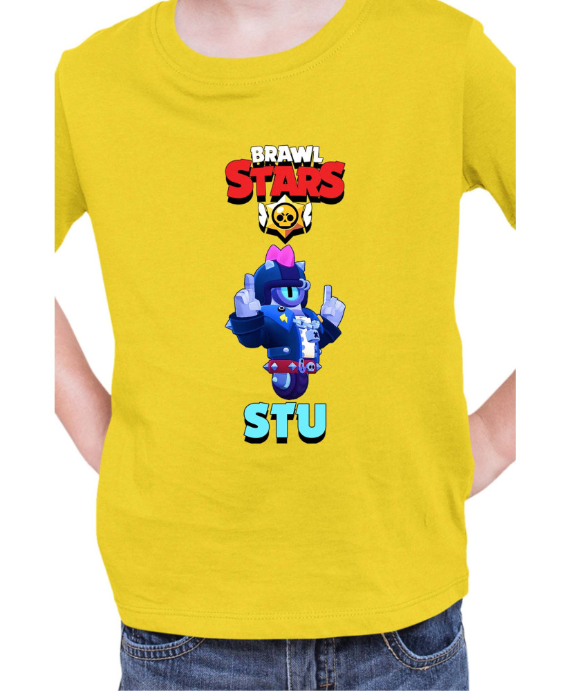 Детска Тениска Brawl Stars Battle Royale Stu Wicked Детска Тениска Brawl Stars Battle Royale Stu Wicked