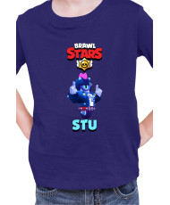 Детска Тениска Brawl Stars Battle Royale Stu Wicked