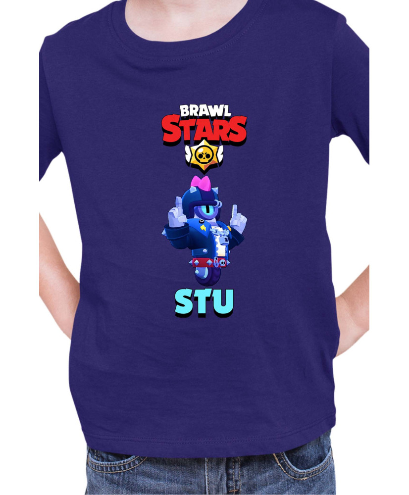 Детска Тениска Brawl Stars Battle Royale Stu Wicked Детска Тениска Brawl Stars Battle Royale Stu Wicked