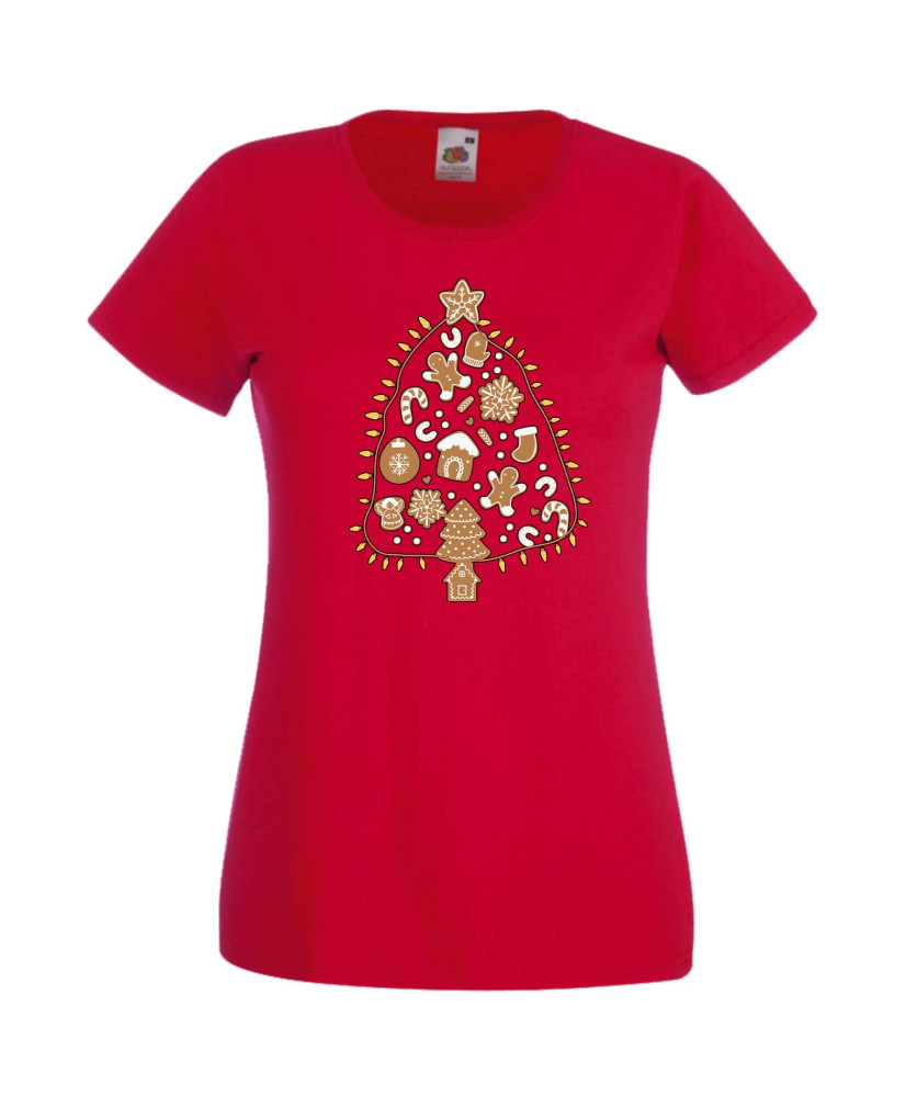 Дамска Коледна Тениска Подарък За Коледа Нова Година Christmas Treats Christmas Tree Дамска Коледна Тениска Подарък За Коледа Нова Година Christmas Treats Christmas Tree