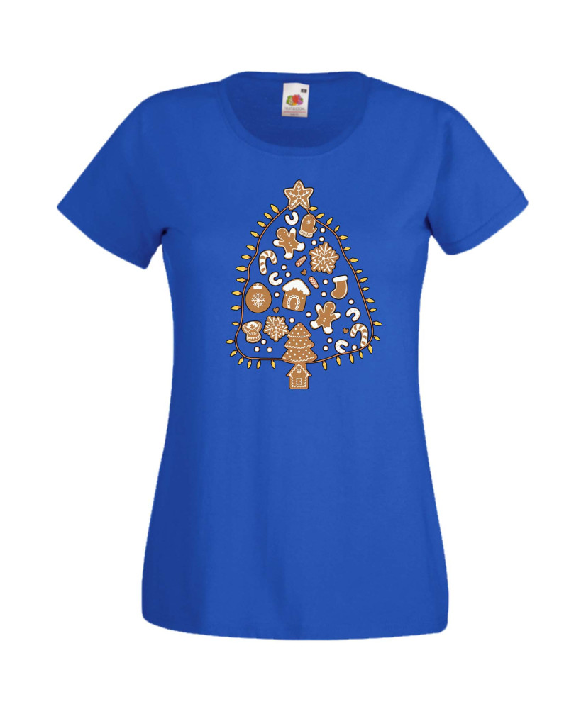 Дамска Коледна Тениска Подарък За Коледа Нова Година Christmas Treats Christmas Tree Дамска Коледна Тениска Подарък За Коледа Нова Година Christmas Treats Christmas Tree