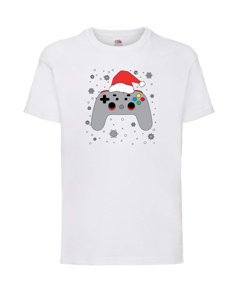Детска Тениска Christmas Gamer Gamepad