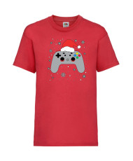 Детска Тениска Christmas Gamer Gamepad