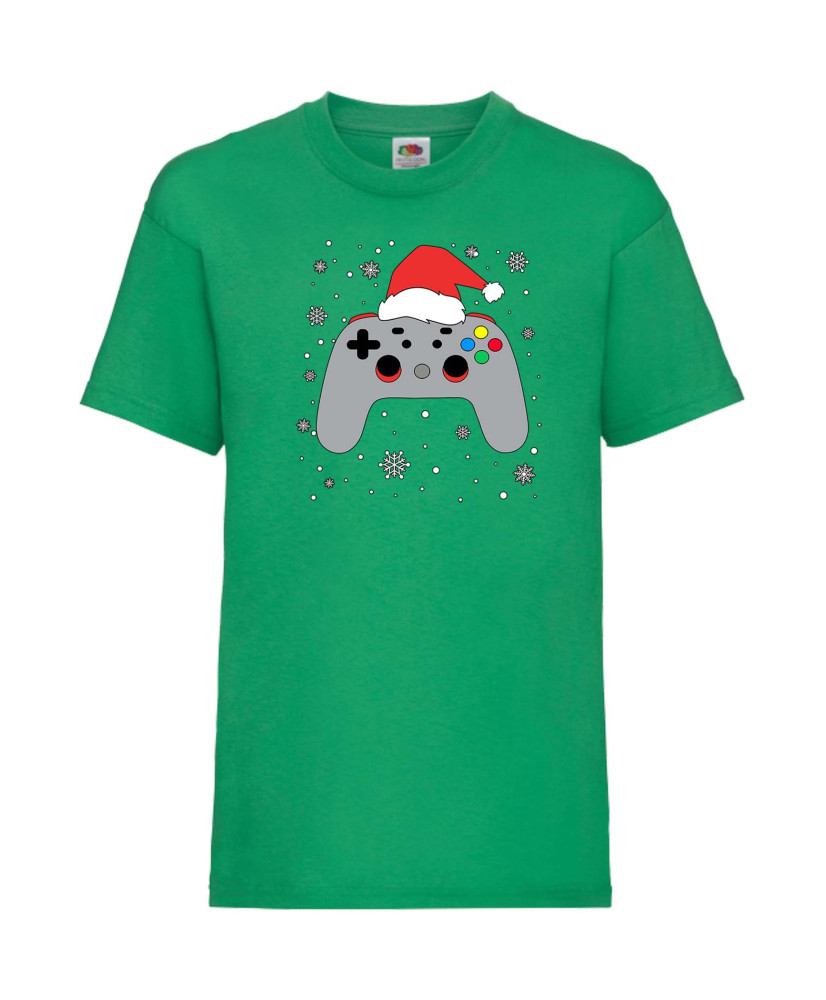 Детска Тениска Christmas Gamer Gamepad