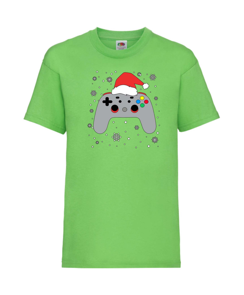 Детска Тениска Christmas Gamer Gamepad