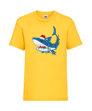 Детска Тениска Christmas Shark