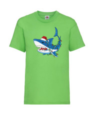Детска Тениска Christmas Shark
