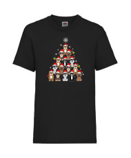 Детска Тениска Dogs Christmas Tree Chippoa