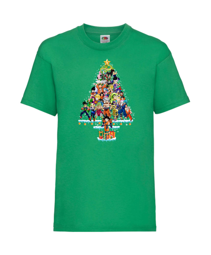 Детска Тениска Dragon Ball Z Christmas Tree