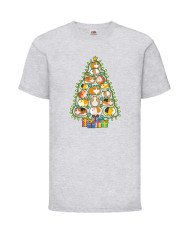 Детска Тениска Guinea Pig Christmas Tree Lights Chippoa
