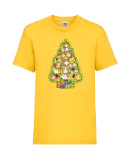 Детска Тениска Guinea Pig Christmas Tree Lights Chippoa