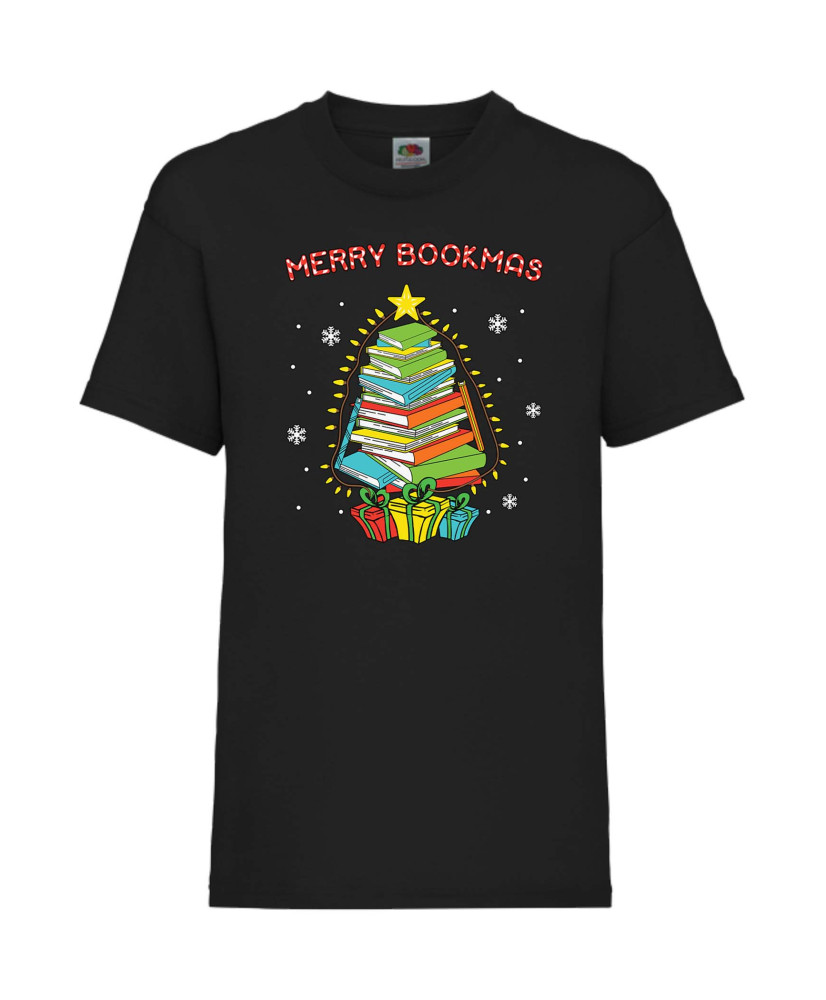 Детска Тениска Merry Bookmas Books Christmas Tree