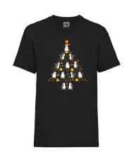 Детска Тениска Penguin Christmas Tree Lights