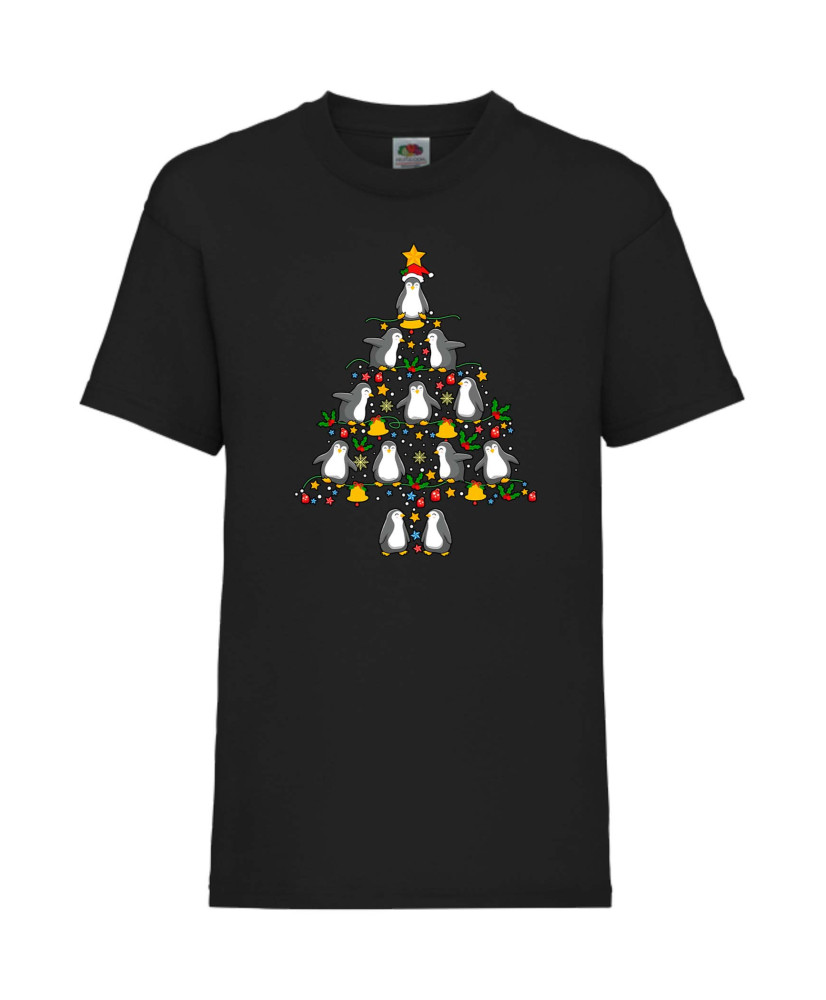 Детска Тениска Penguin Christmas Tree Lights