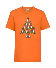 Детска Тениска Penguin Christmas Tree Lights