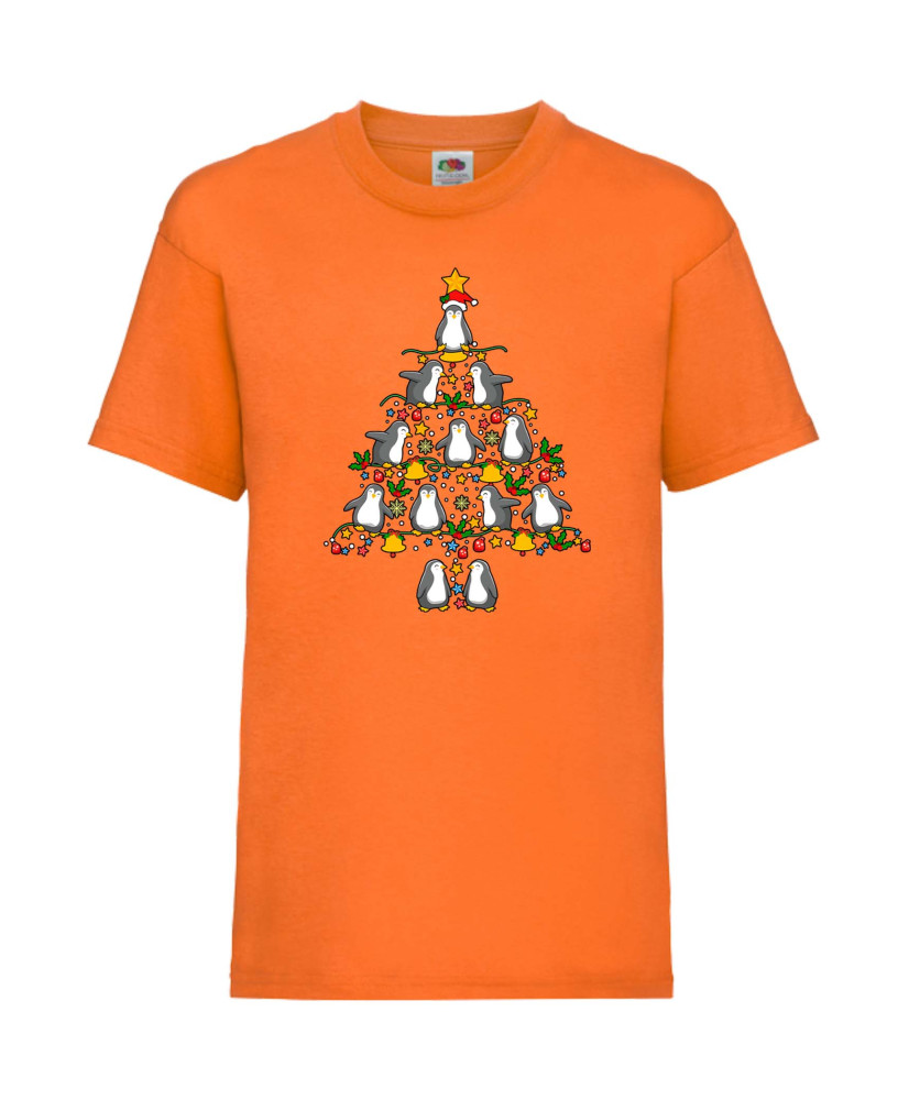 Детска Тениска Penguin Christmas Tree Lights