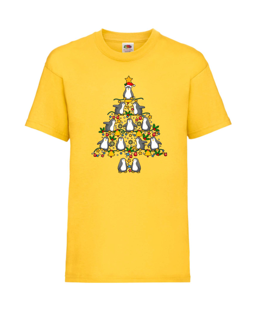 Детска Тениска Penguin Christmas Tree Lights