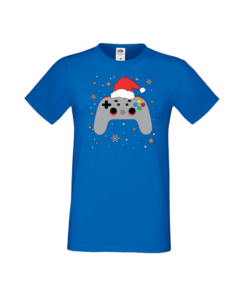 Мъжка Коледна Тениска Подарък За Коледа Нова Година Christmas Gamer Gamepad Мъжка Коледна Тениска Подарък За Коледа Нова Година Christmas Gamer Gamepad