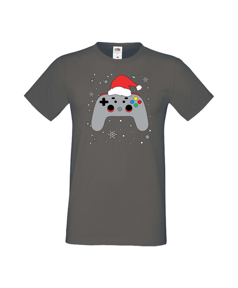 Мъжка Коледна Тениска Подарък За Коледа Нова Година Christmas Gamer Gamepad Мъжка Коледна Тениска Подарък За Коледа Нова Година Christmas Gamer Gamepad