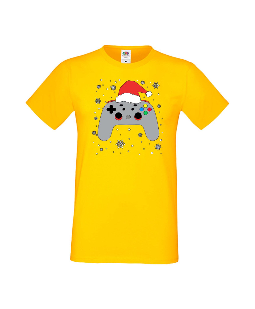 Мъжка Коледна Тениска Подарък За Коледа Нова Година Christmas Gamer Gamepad Мъжка Коледна Тениска Подарък За Коледа Нова Година Christmas Gamer Gamepad