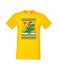 Мъжка Коледна Тениска Подарък За Коледа Нова Година T-Rex Christmas