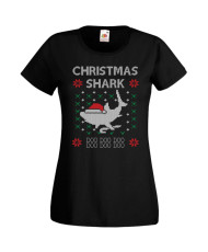 Дамска Коледна Тениска Christmas Holiday Christmas Shark Doo Doo Doo