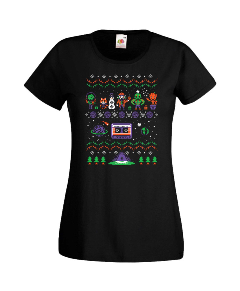 Дамска Коледна Тениска Christmas Holiday Guardians Of The Galaxy Christmas Дамска Коледна Тениска Christmas Holiday Guardians Of The Galaxy Christmas