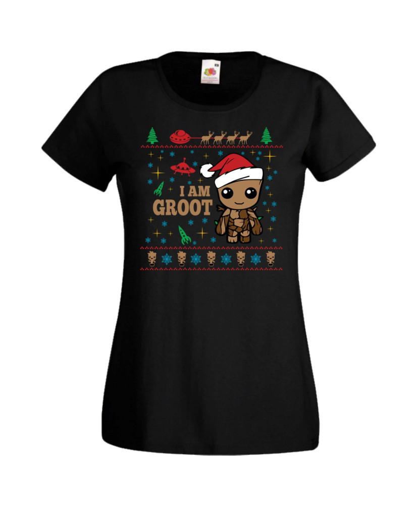 Дамска Коледна Тениска Christmas Holiday Guardians Of The Galaxy Groot Christmas 02 Дамска Коледна Тениска Christmas Holiday Guardians Of The Galaxy Groot Christmas 02