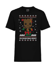 Детска Коледна Тениска Guardians Of The Galaxy Groot Christmas 01