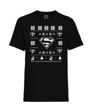 Детска Коледна Тениска Superman Christmas Logo