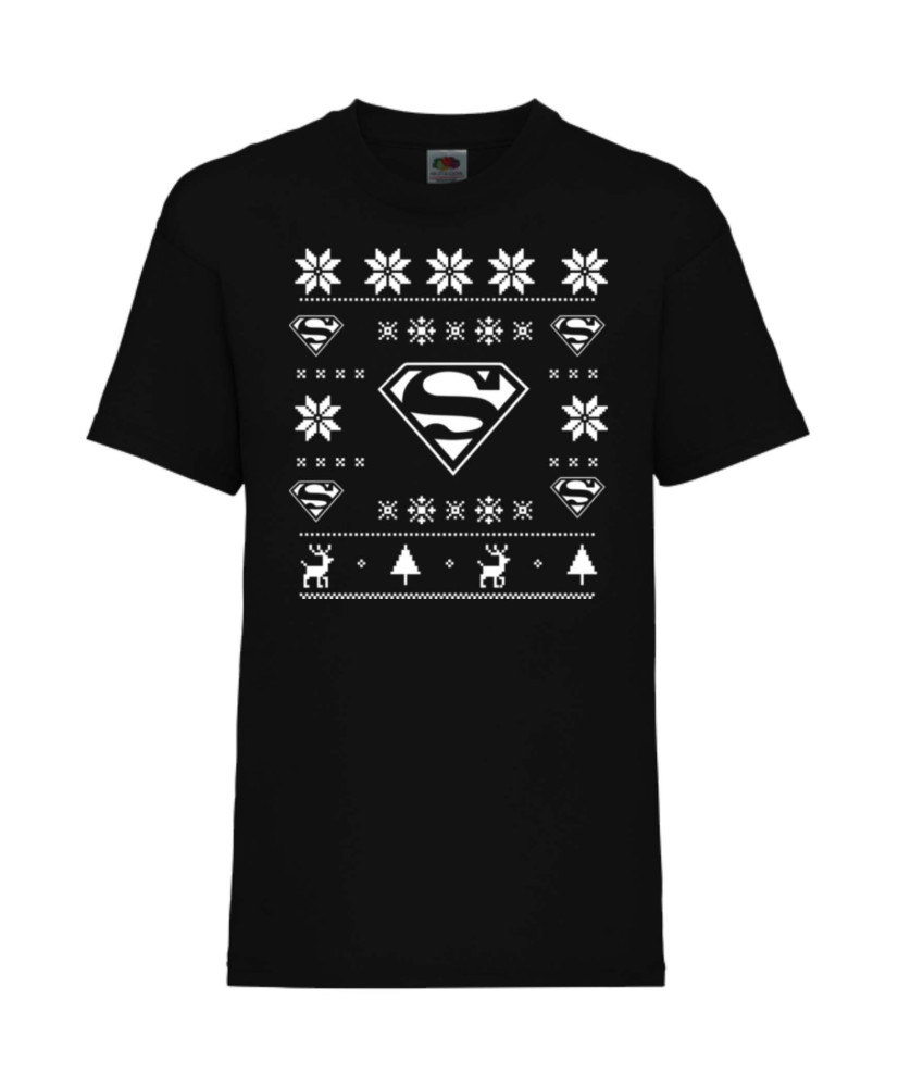 Детска Коледна Тениска Superman Christmas Logo