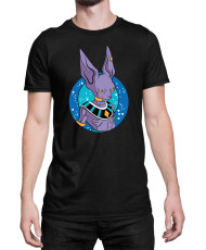 Мъжка Тениска Dragon Ball Z Beerus Cat God