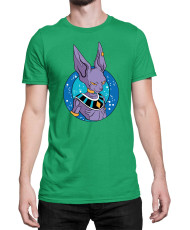 Мъжка Тениска Dragon Ball Z Beerus Cat God