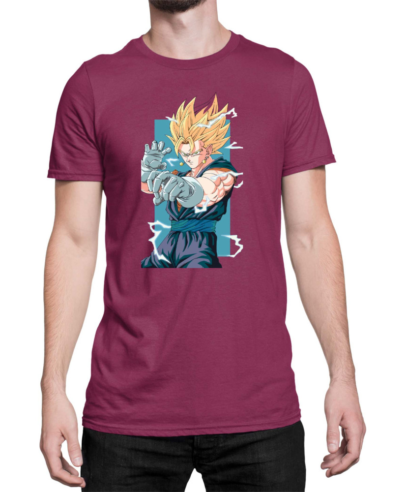 Мъжка Тениска Dragon Ball Z Gogeta Мъжка Тениска Dragon Ball Z Gogeta