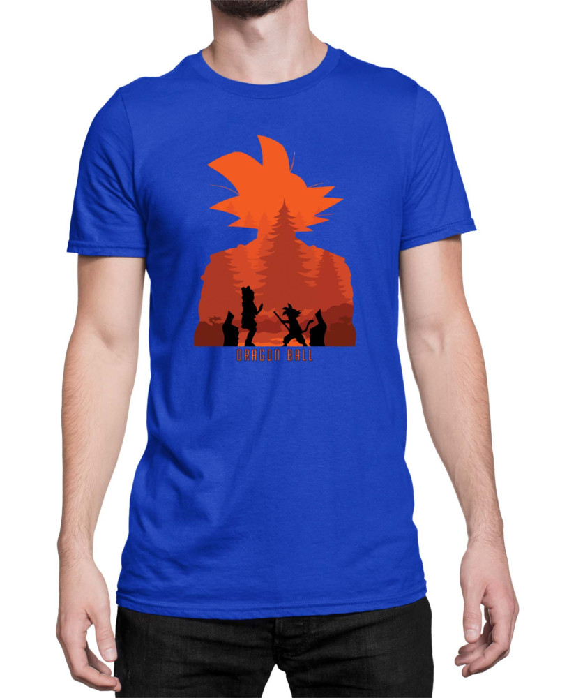 Мъжка Тениска Dragon Ball Z Gokusilhouette