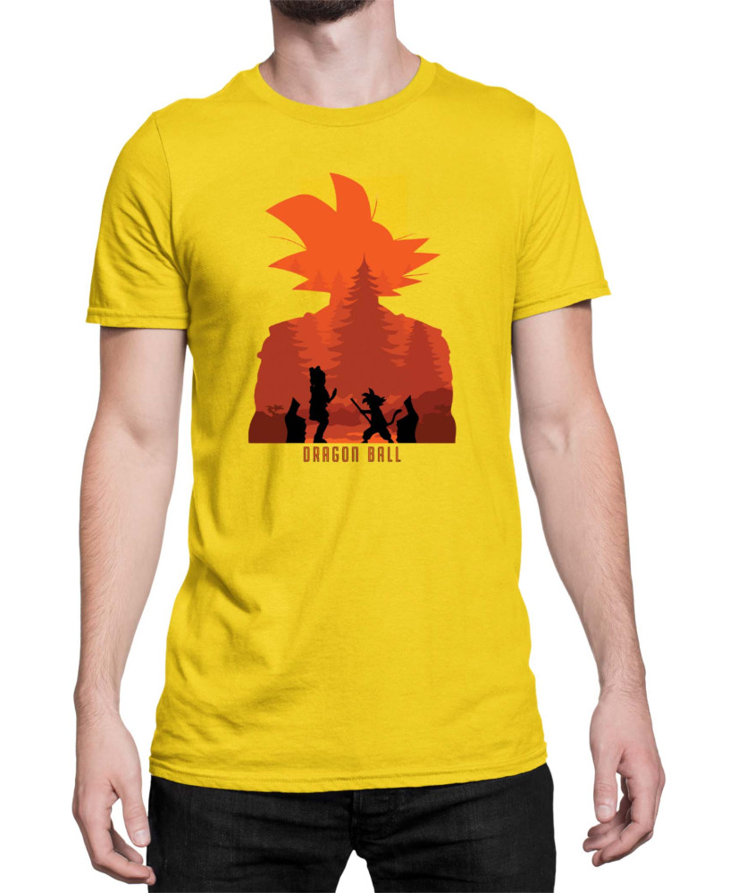 Мъжка Тениска Dragon Ball Z Gokusilhouette Мъжка Тениска Dragon Ball Z Gokusilhouette