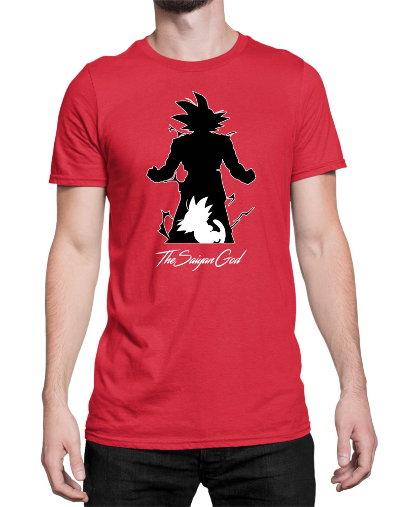 Мъжка Тениска Dragon Ball Z Saiyansupergod Мъжка Тениска Dragon Ball Z Saiyansupergod