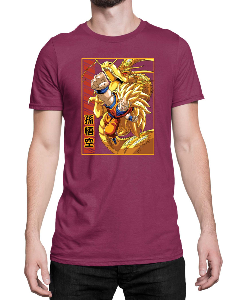 Мъжка Тениска Dragon Ball Z Supa Saiyajin Мъжка Тениска Dragon Ball Z Supa Saiyajin