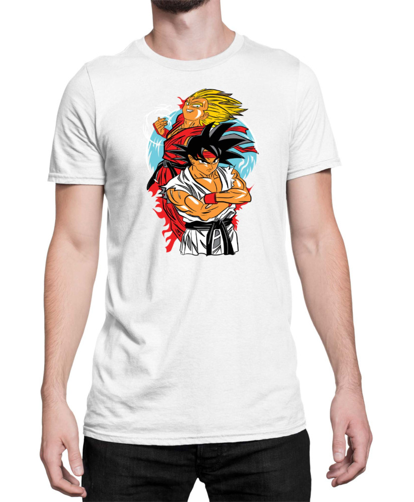 Мъжка Тениска Dragon Ball Z Street Figther Мъжка Тениска Dragon Ball Z Street Figther