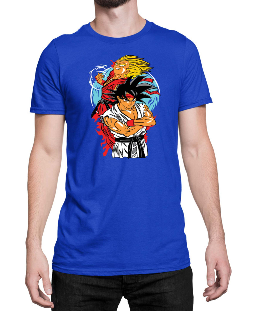 Мъжка Тениска Dragon Ball Z Street Figther Мъжка Тениска Dragon Ball Z Street Figther
