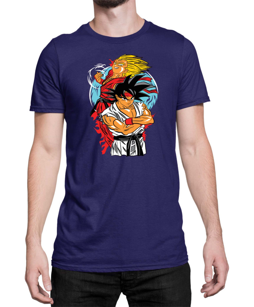 Мъжка Тениска Dragon Ball Z Street Figther Мъжка Тениска Dragon Ball Z Street Figther