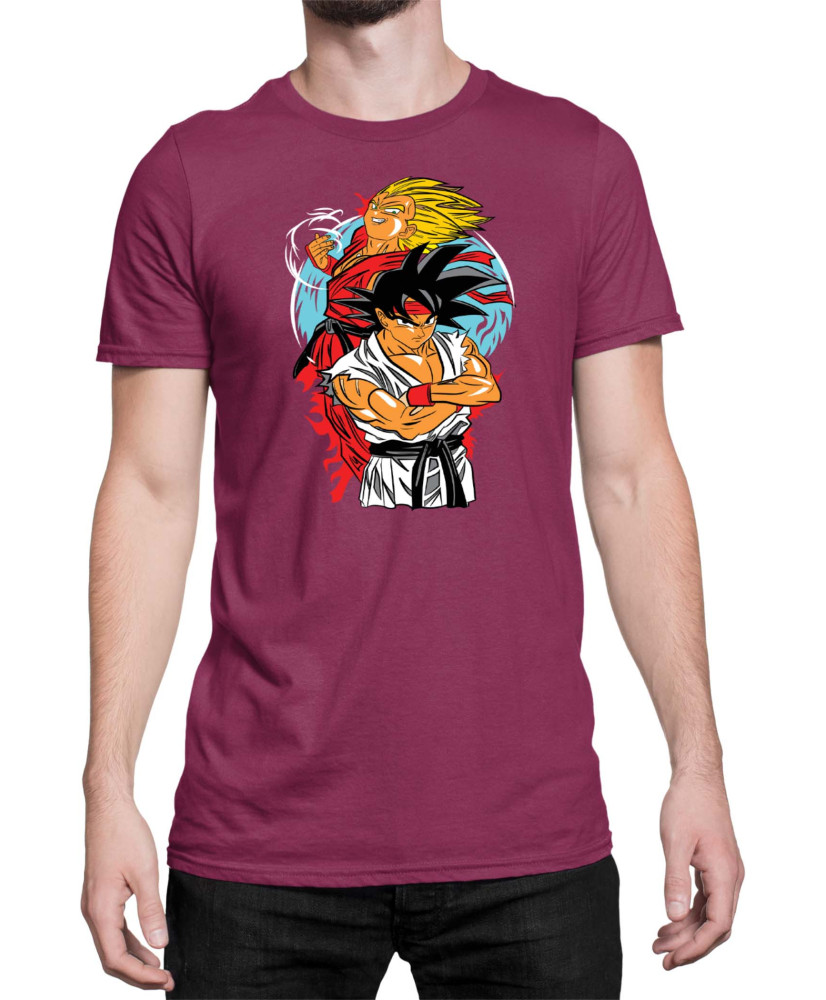 Мъжка Тениска Dragon Ball Z Street Figther Мъжка Тениска Dragon Ball Z Street Figther