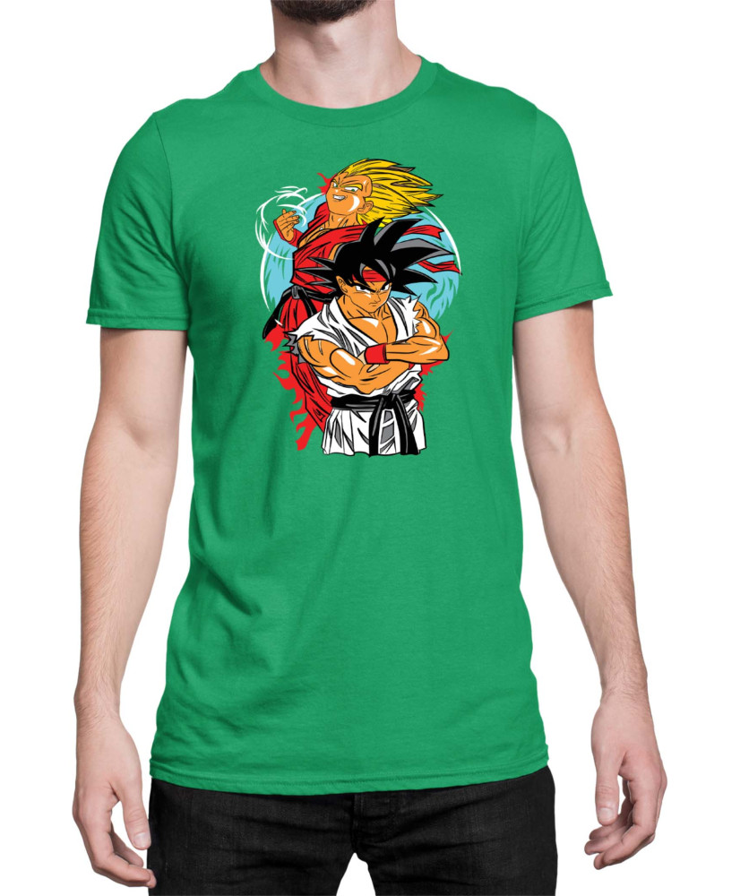 Мъжка Тениска Dragon Ball Z Street Figther Мъжка Тениска Dragon Ball Z Street Figther